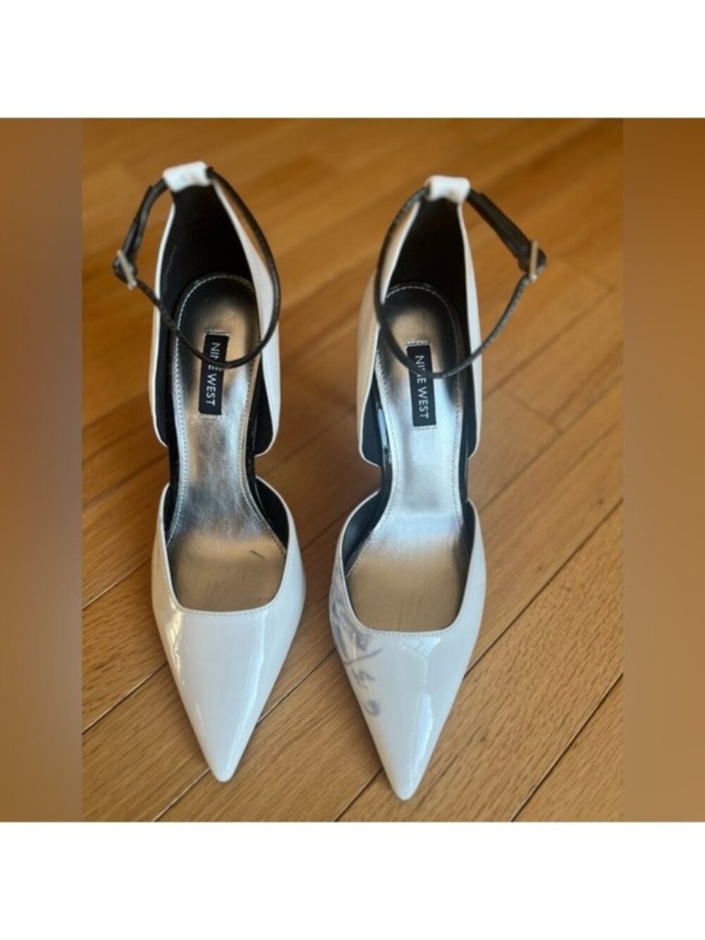 Nine‎ West White Finda Heel